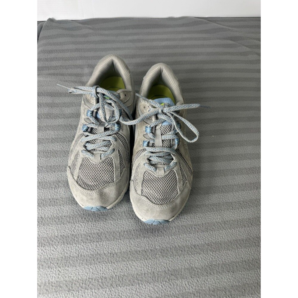 Ryka Women’s Gray Blue Lace Up Athletic Walking Shoes US Size 6.5